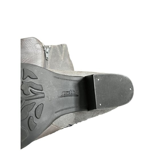 Earth Conway Maple Leather Women's Gray Zipper Ankle & Booties Boots Size 8.5 - Picture 11 of 13